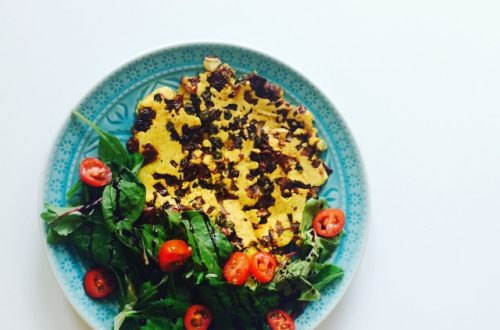 Rezept für Kichererbsen-Omelette – vegan